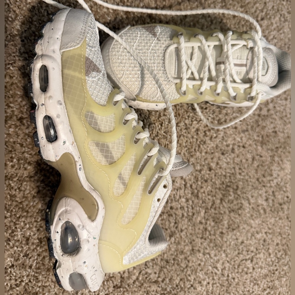 Stylish Kids' White and Cream Sneakers